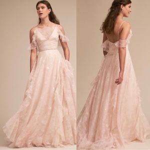 Wedding dress: Ava by Theia for BHLDN